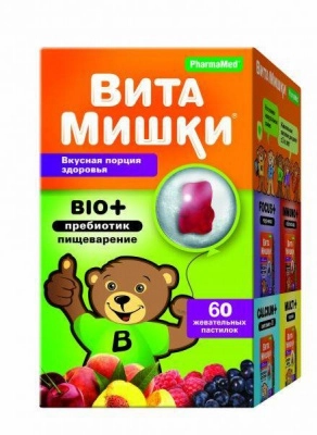 ВитаМишки Био+ пребиотик Пастилки в Казахстане, интернет-аптека Рокет Фарм