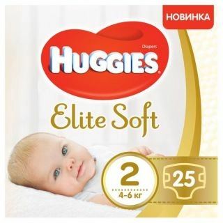 Huggies Elite Soft 2 (4-7кг) Подгузники 2 (4-7кг) №25