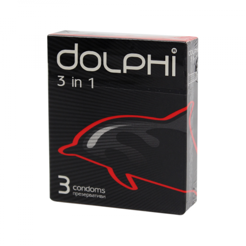 Презервативы Дольфи Dolphi 3 в 1 Презервативы в Казахстане, интернет-аптека Рокет Фарм