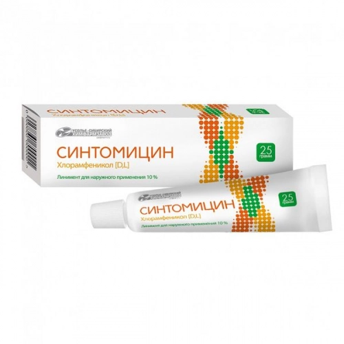Синтомицина линимент 10%  Линимент в Казахстане, интернет-аптека Рокет Фарм