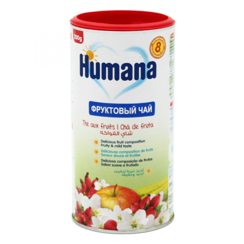Чай Хумана Humana фруктовый с 8 месяцев Клетчатка в Казахстане, интернет-аптека Рокет Фарм