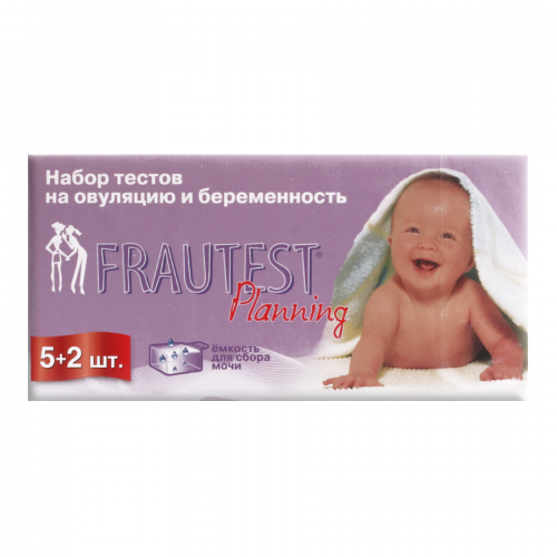 Тест для определения овуляции и беременности Frautest Planning Набор в Казахстане, интернет-аптека Рокет Фарм