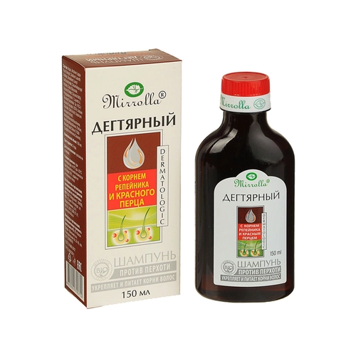 Дегтярный шампунь с корнем репейника и и красного перца Шампунь в Казахстане, интернет-аптека Рокет Фарм
