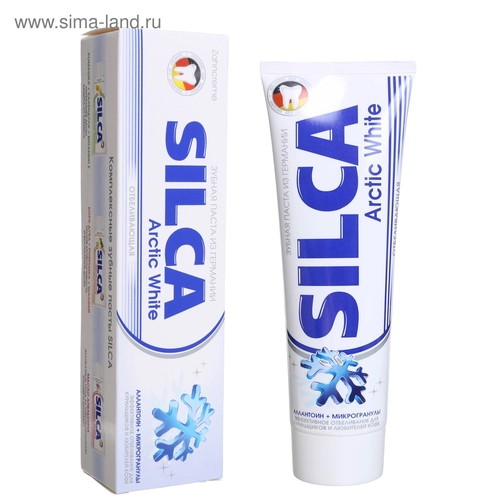 Паста зубная Silca Arctic White 12254 Паста в Казахстане, интернет-аптека Рокет Фарм