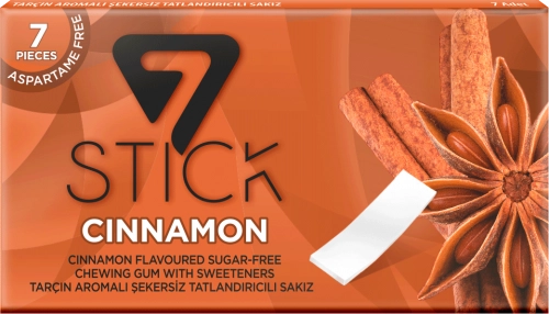 Жевательная резинка 7STICK Cinnamon  в Казахстане, интернет-аптека Рокет Фарм