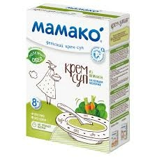 Крем суп Мамако на козьем молоке из шпината с 8 месяцев _ 150г