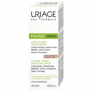 Урьяж Uriage Hyseac 3-Regul Универсальный уход для жирной кожи с тональным эффектом SPF 30 5534 Крем в Казахстане, интернет-аптека Рокет Фарм