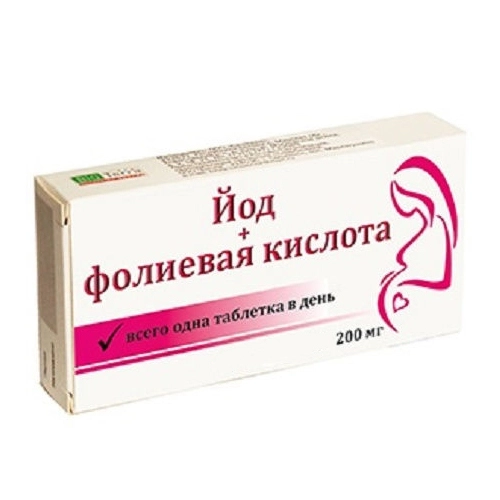 Йод + фолиевая кислота Таблетки в Казахстане, интернет-аптека Рокет Фарм