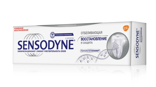 Паста зубная Сенсодин Sensodyne Whitening Восстановление и защита