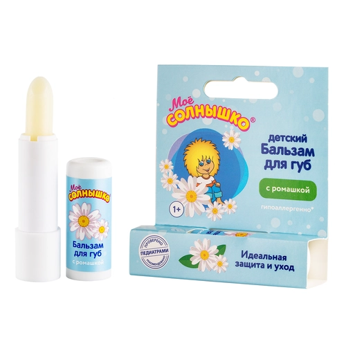 Мое Солнышко Бальзам для губ Ромашка Бальзам в Казахстане, интернет-аптека Рокет Фарм