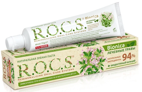 Паста зубная РОКС R.O.C.S. Bionica Паста в Казахстане, интернет-аптека Рокет Фарм