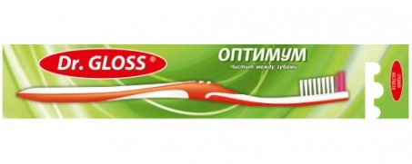 Зубная щетка Gloss Оптимум Щетка в Казахстане, интернет-аптека Рокет Фарм