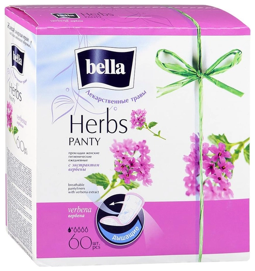Прокладки Белла Bella Panty Herbs Verbena ежедневные Прокладки в Казахстане, интернет-аптека Рокет Фарм