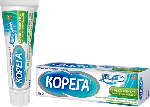 Корега Освежающий вкус Крем в Казахстане, интернет-аптека Рокет Фарм
