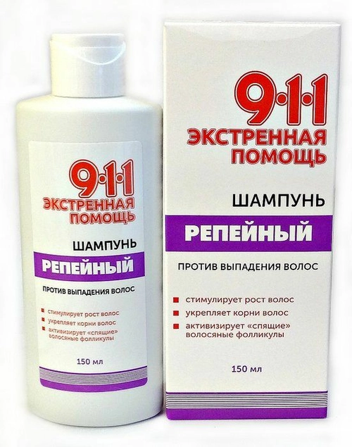 911 Репейный шампунь экстренная помощь Шампунь в Казахстане, интернет-аптека Рокет Фарм