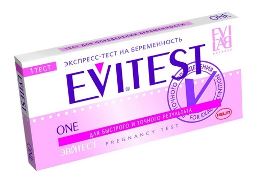 Тест для определения беременности Evitest One Тест в Казахстане, интернет-аптека Рокет Фарм