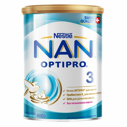 Nestle NAN НАН 3 OPTIPRO с 12 месяцев _ 800г №1