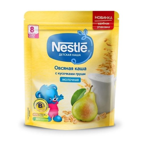 Nestle молочная овсяная с грушей с 8 месяцев _ 220г