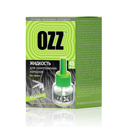 OZZ Жидкость для уничтожения комаров Бутылочки в Казахстане, интернет-аптека Рокет Фарм