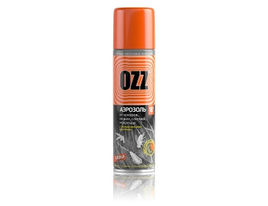 OZZ Ultra защита аэрозоль от комаров,мошек,слепней и мокрецов