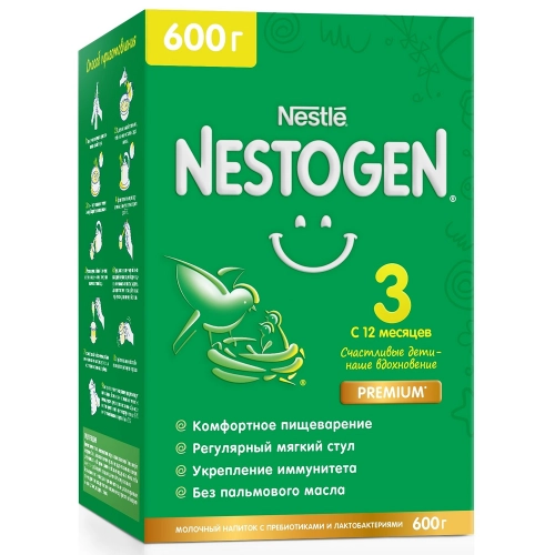 Nestle Nestogen 3 Premium с 12 месяцев Смесь в Казахстане, интернет-аптека Рокет Фарм