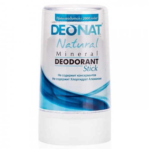DeoNat Natural Mineral Deodorant Stick Антиперспирант в Казахстане, интернет-аптека Рокет Фарм