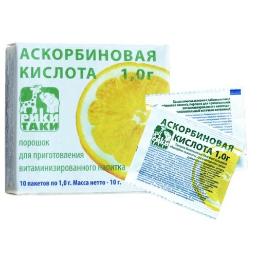 Аскорбиновая кислота 1,0г Порошок в Казахстане, интернет-аптека Рокет Фарм