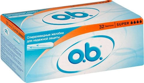 Тампоны ОБи O.B. Super Тампоны в Казахстане, интернет-аптека Рокет Фарм
