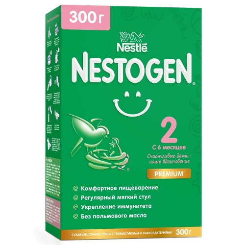 Nestle Nestogen 2 Premium с 6 месяцев Смесь в Казахстане, интернет-аптека Рокет Фарм