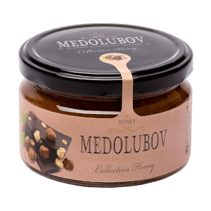 Крем-мед Медолюбов с грецким орехом 250мл Мед 250мл
