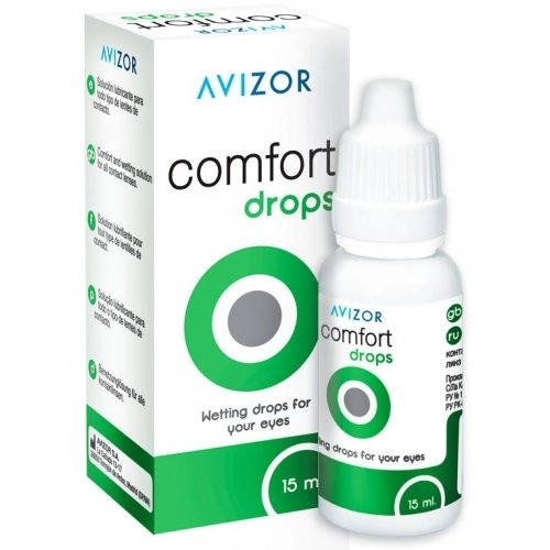 Капли для контактных линз Авизор Avizor Comfort Drops Каплеты в Казахстане, интернет-аптека Рокет Фарм