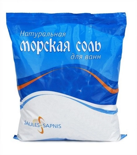 Соль для ванн Морская натуральная без добавок Соль в Казахстане, интернет-аптека Рокет Фарм