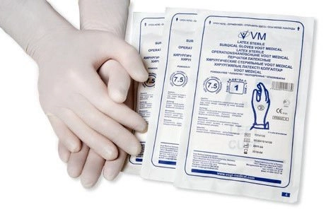 Перчатки Vogt Medical хирургические латексные стерильные опудренные размер 8,5 Перчатки в Казахстане, интернет-аптека Рокет Фарм