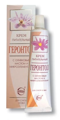 Геронтол крем для сухой кожей с оливковым маслом и оротовой кислотой Крем в Казахстане, интернет-аптека Рокет Фарм
