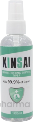 Кинсай Kinsai Спрей для рук антисептик дизенфицирующий Спрей в Казахстане, интернет-аптека Рокет Фарм