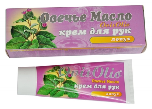 ОвисОлио OvisOlio крем для рук Лопух Крем в Казахстане, интернет-аптека Рокет Фарм
