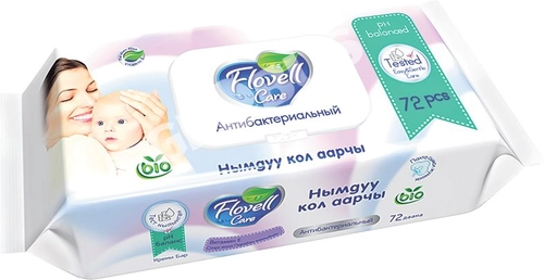 Влажные салфетки Flovell детские Салфетки в Казахстане, интернет-аптека Рокет Фарм