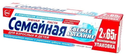 Паста зубная Семейная свежее дыхание Паста в Казахстане, интернет-аптека Рокет Фарм