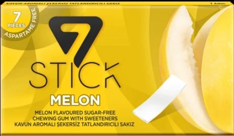 Жевательная резинка 7STICK Melon  в Казахстане, интернет-аптека Рокет Фарм