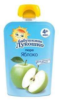 Пюре Бабушкино лукошко яблоко с 4+ Пюре в Казахстане, интернет-аптека Рокет Фарм