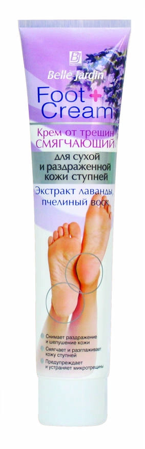 Крем для ног Belle Jardin от трещин смягчающий экстракт лаванды пчелиный воск  в Казахстане, интернет-аптека Рокет Фарм