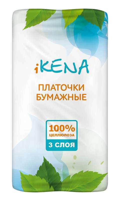 Платочки бумажные iKena Салфетки в Казахстане, интернет-аптека Рокет Фарм