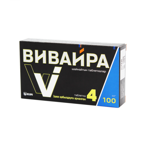 ВИВАЙРА 100 мг №4 таб  Силденафил  в Казахстане, интернет-аптека Рокет Фарм