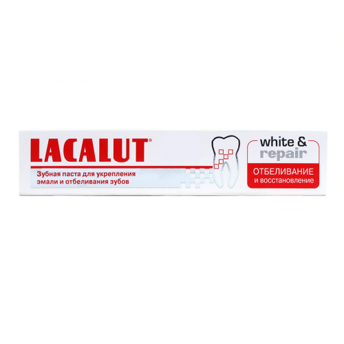 LACALUT Паста зубная WHITE REPAIR Отбеливание и восстановление 75мл  в Казахстане, интернет-аптека Рокет Фарм