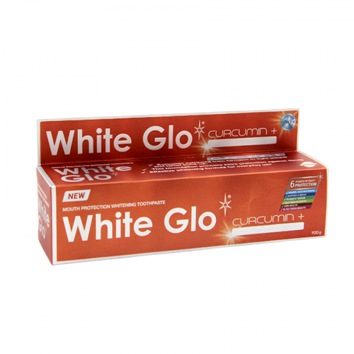 WHITE GLO Паста зубная отбеливающая с куркумином 100гр  в Казахстане, интернет-аптека Рокет Фарм