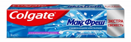 Colgate МаксФреш Взрывная Мята Паста в Казахстане, интернет-аптека Рокет Фарм