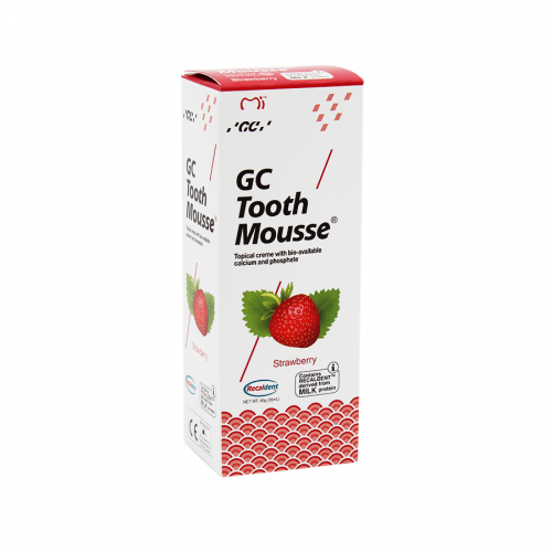 RECAL DENT GC TOOTH MOUSSE Мусс для зубов Клубника 40гр  в Казахстане, интернет-аптека Рокет Фарм