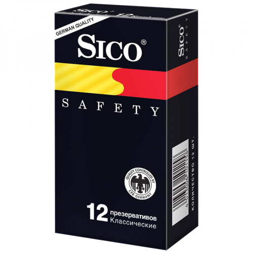 SICO Презерватив 12шт Safety  в Казахстане, интернет-аптека Рокет Фарм