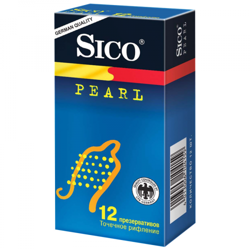 SICO Презерватив 12шт Pearl  в Казахстане, интернет-аптека Рокет Фарм