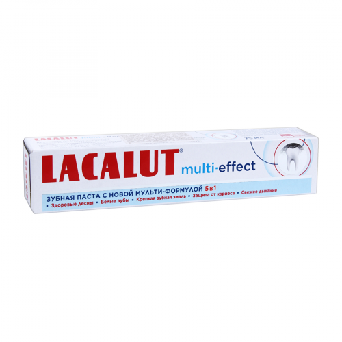 LACALUT Паста зубная Multi-effect 75мл  в Казахстане, интернет-аптека Рокет Фарм
